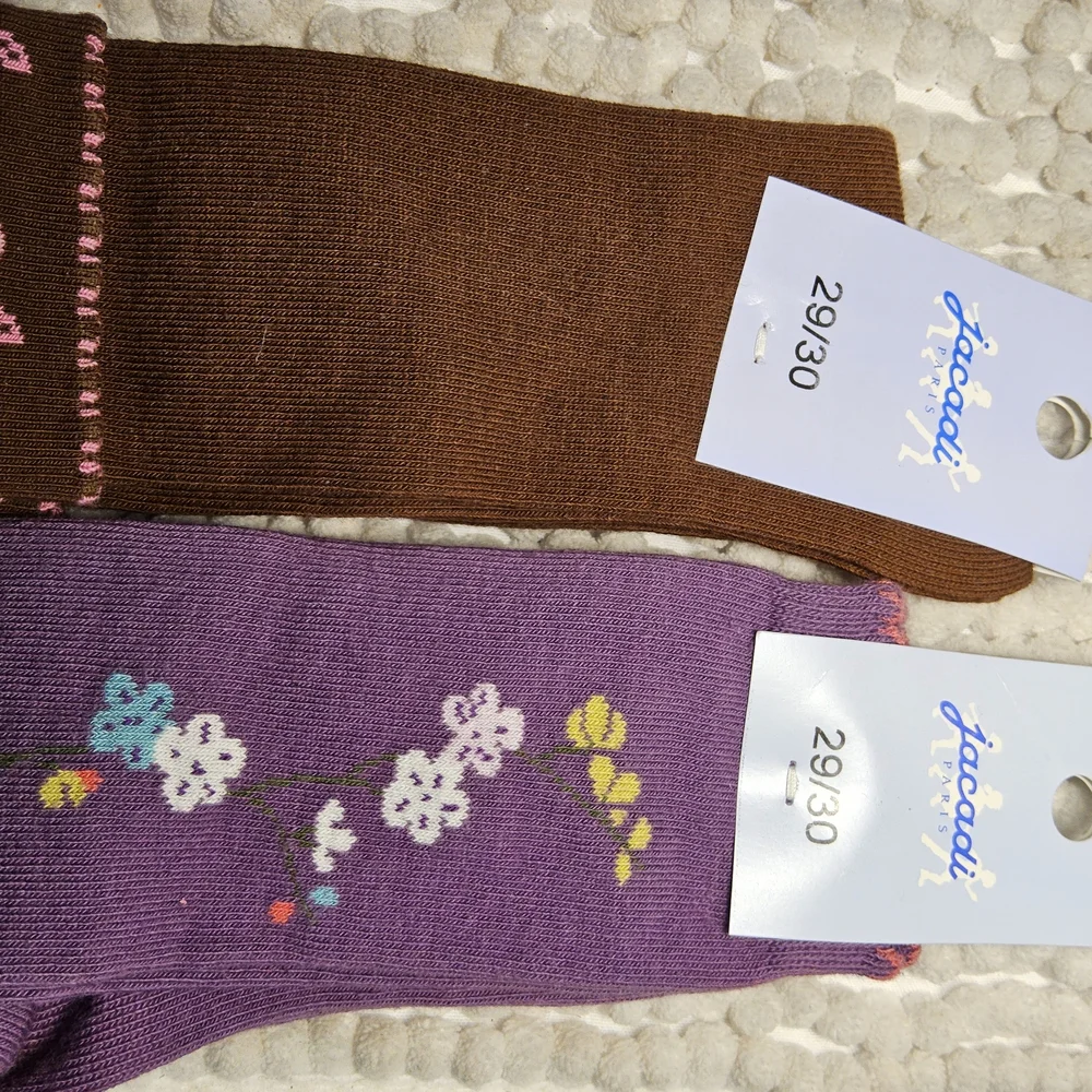 New 4 pair Jacadi Girls Socks